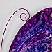 Bits and Pieces - Enameled Metal Purple Butterfly Wall Decor -Wall Décor - Wonderful Dimensional Details