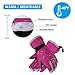 Waterly Ski Gloves for Men Women Winter Snow Waterproof Windproof TPU Gloves Snowboard Snowmobile Skiing (Red-01, M)