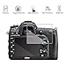 (3-Pack) Tempered Glass Screen Protector for Nikon D3500 D3400 D3300 D3200 D3100, Akwox [0.3mm 2.5D High Definition 9H] Optical LCD Premium Glass Protective Cover