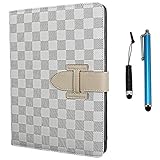 Cellular360 Classic Hand Grip / Stand Case for iPad 9.7, iPad 5th Gen., iPad 6th Gen., iPad Air 1 (2013) / iPad Air 2 (2014) with Credit Card Slot and Sleep/Wake Function (White)