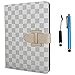 Cellular360 Classic Hand Grip / Stand Case for iPad 9.7, iPad 5th Gen., iPad 6th Gen., iPad Air 1 (2013) / iPad Air 2 (2014) with Credit Card Slot and Sleep/Wake Function (White)