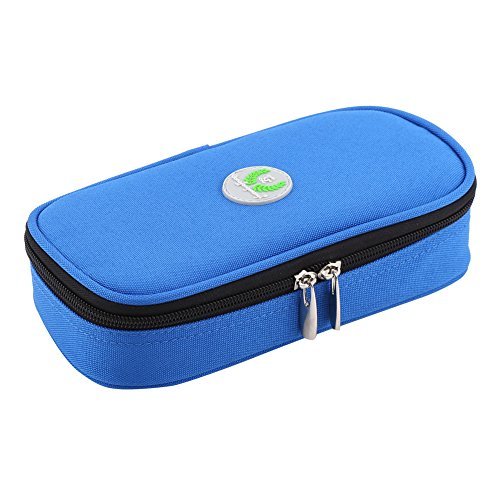 Portable Diabetic Organizer Cooler Bag ixaer Insulin Protector Case Supply Cooler Cool Bag Medical Travel Camping Ice Case Pack Injector Wallet for Insulin, Testing Supplies