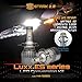 [Upgraded] Luxx ES Series - 80W All-in-One 360° LED Kit - Cool White 6000K 6K - Headlights Low and High Beam - 9,000 lm - H4 / HB2 / 9003
