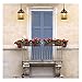 ETOPLIGHTING Bella Luce Collection Exterior Outdoor Wall Lantern, Oil Rubbed Rust Body Finish Clear Seeded Glass, APL1023