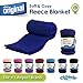 Cloudz Fleece Travel Blanket - Blue