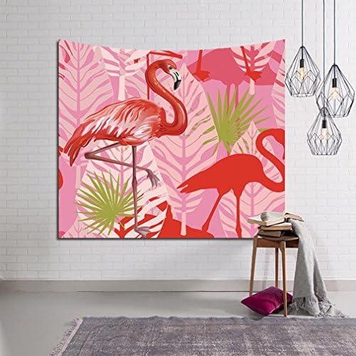 LNPP Flamingo Popular Handicrafts Tpaestry Mandala Hippie Wall Hanging Beach Throw Wall Art Home Decor , E , 229x153