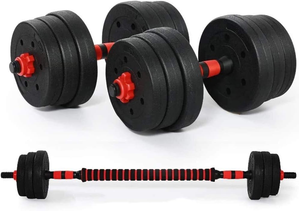 ZKL shop Body Sculpting Hand Weights Dumbbells Adjustable Dumbbells Weight Set for Weightlifting and Body Building Metal Ergonomic Handles Prevent Rolling and Injury