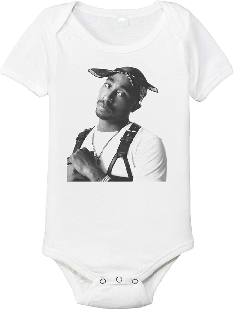 tupac baby onesie