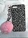 iPhone 7 Plus Case, iPhone 8 Plus Case, Babe Mall New Style Bling Diamond Fluffy Plush Ball Pendant Gemstone Chain Shockproof Hard Case (Pink)