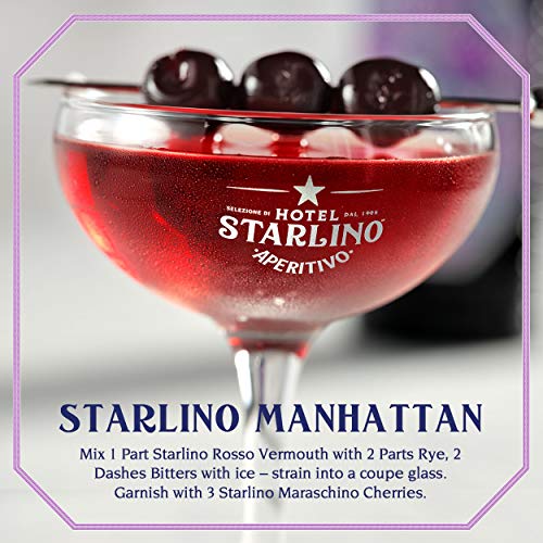 Starlino Rosso Vermouth 17% Vol Alkohol – italienischer roter Wermut, Sweet Vermouth mit Vanillenote gereift in Amerikanischen Bourbon Fässern, Roter Vermouth (1 x 0,75l Flasche) – Bild 7