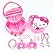 Kerr's Choice ❤Hello Kitty Gifts❤ Hello Kitty Necklace Bracelet and Pink Hair Accessories for Toddlers, Little Girls | Hello Kitty Gift Set Baby Girl | Little Girl Jewelry (Multi)
