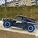RC Cars 1/18 Scale 4WD High Speed Rock Crawler Vehicle 15.5MPH+ 2.4Ghz Radio Remote Control Off Road RTR Racing Monster Trucks Short Course Ghost Black & Blue