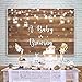 Allenjoy 7x5ft Baby is Brewing Baby Shower Backdrop Beer Party Banner Glitter Rustic Wood Board Baby Shower Photography Background Photo Booth Props