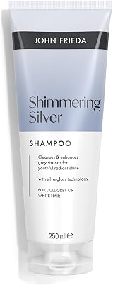 John Frieda Shimmering Silver Shampoo 250ml - Silver Gray Tone view 1
