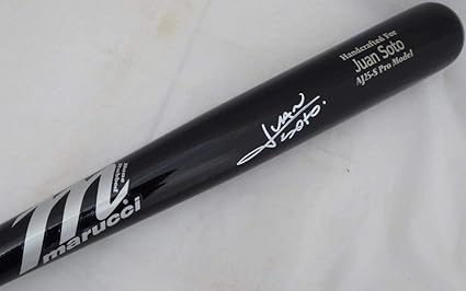 juan soto autographed bat