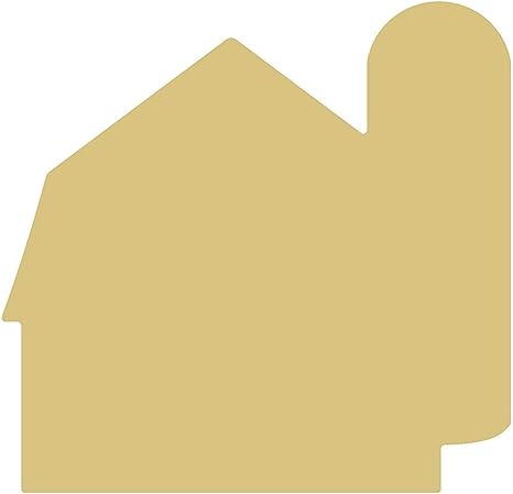 Amazon Com Barn Cutout Unfinished Wood Stable Farm Hay Tractor