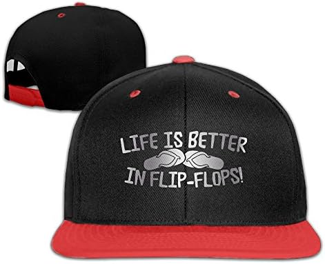 Life Is Better In Flip Flop Platinum Style Baseball Snapback Cap