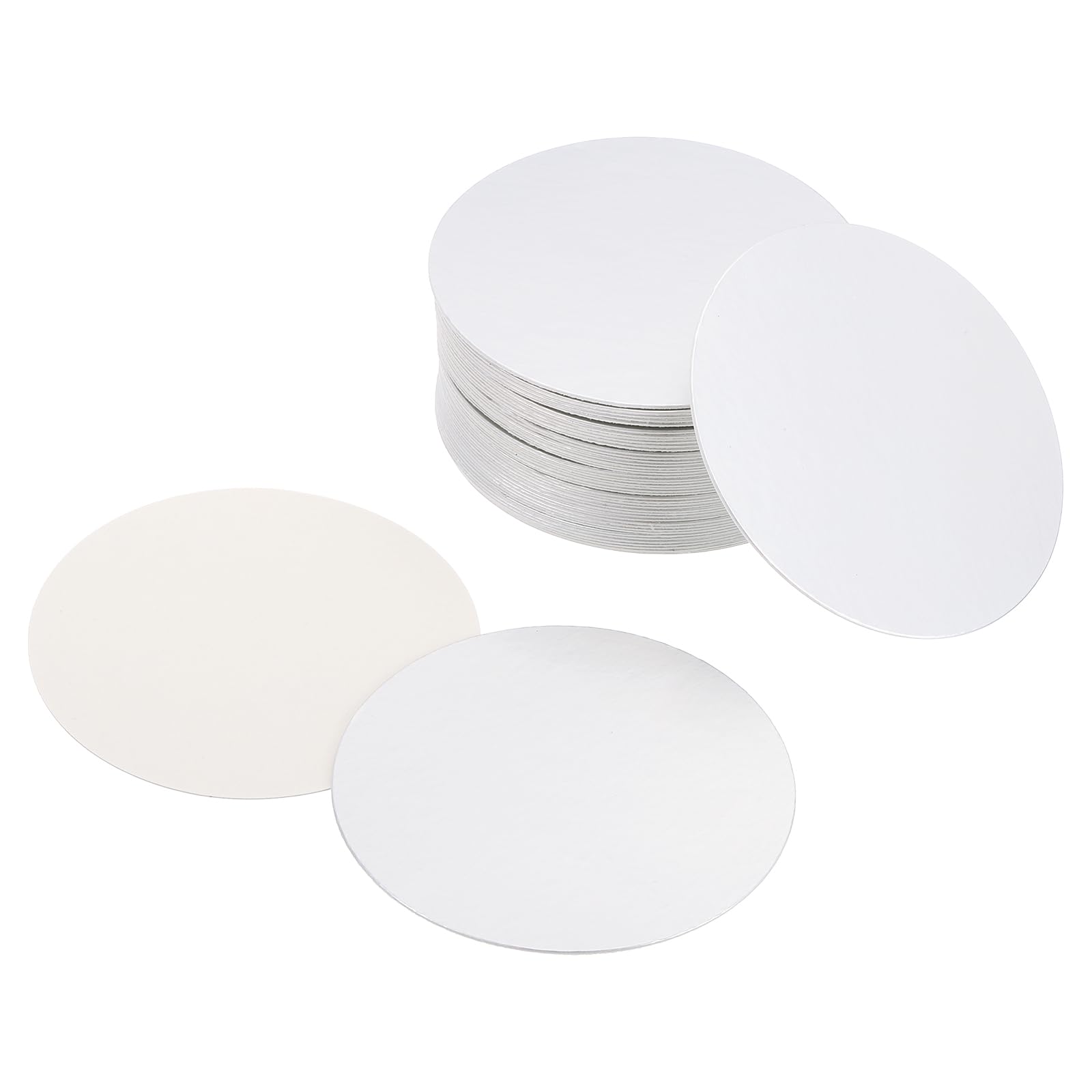 PATIKIL 60mm/2.36" Aluminum Foil Cap Liner, 150 Pack Resistant Tamper Induction Heat Sealer Sealing Liners for PET Plastic Bottle Jar Lid