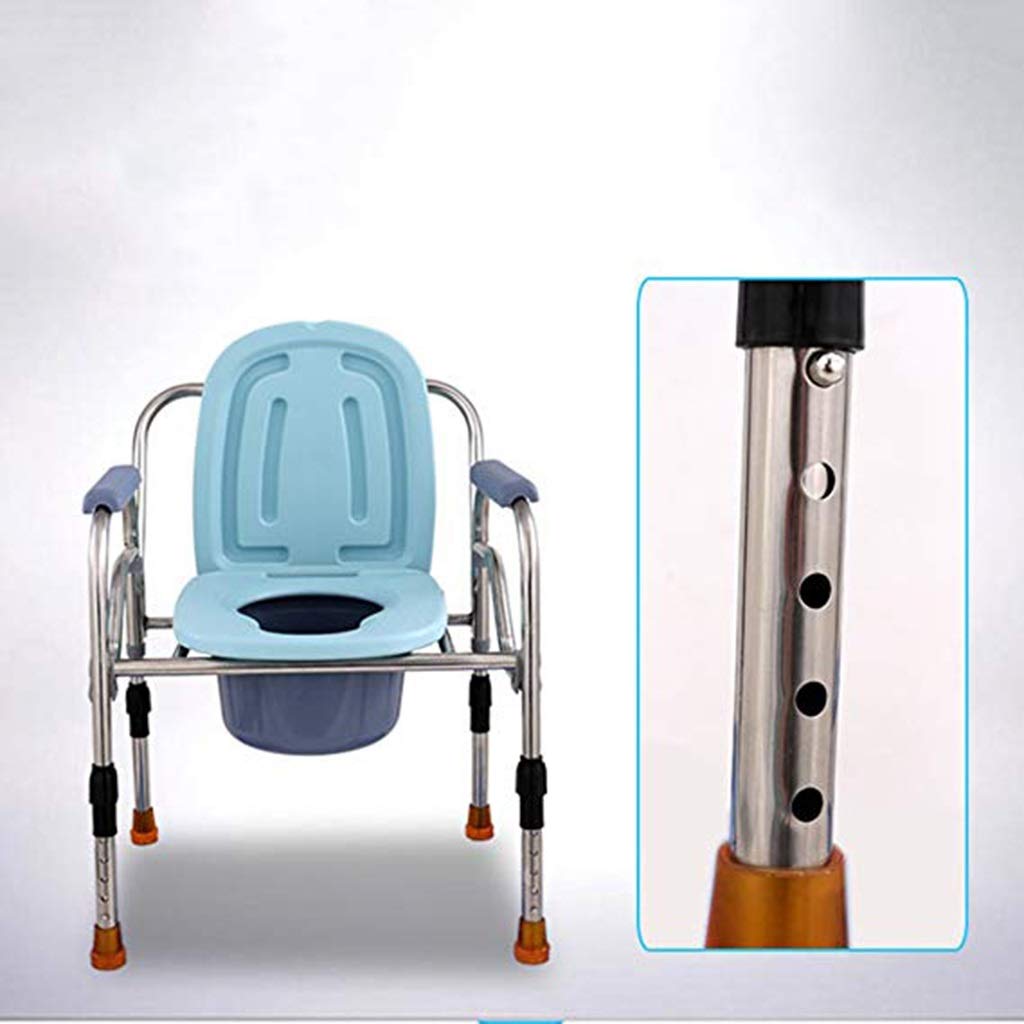 超特価激安 折りたたみ軽量便座椅子アップグレードを強化調整可能な便器青 B07c2pwbh7 海外輸入 Trb Se