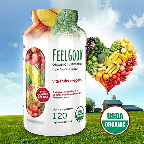 Feel Good Vita Fruits & Veggies, 120 Organic Capsules