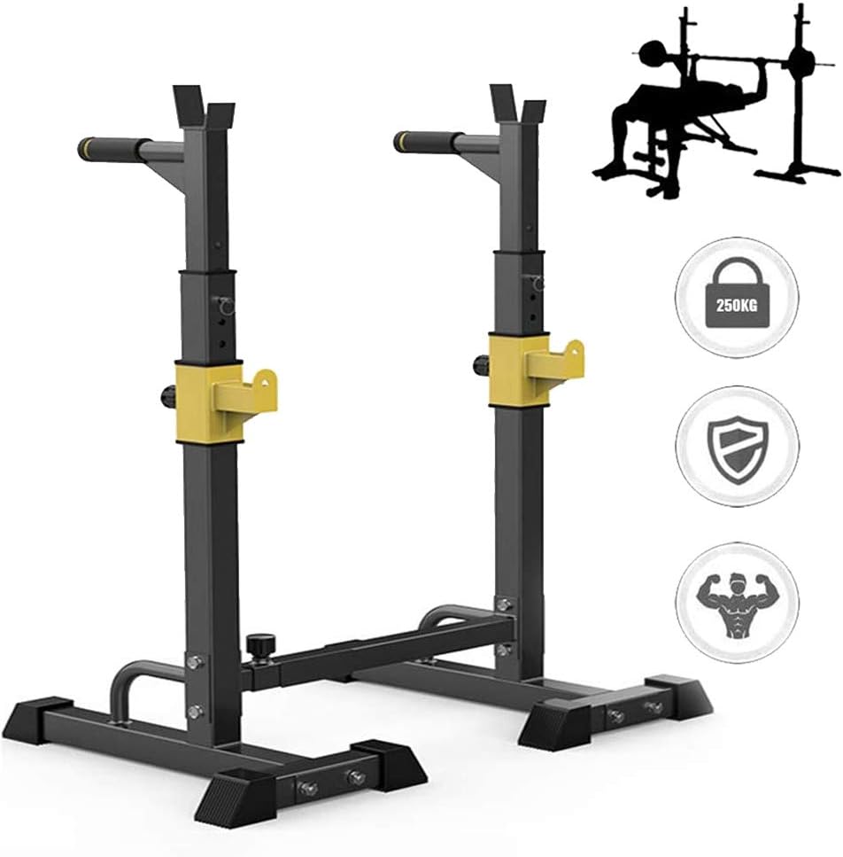 Fitness Barbell Squat Rack, Squat Rack Bench Press
