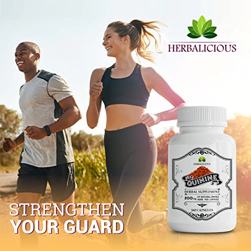 Quinine Capsules Cinchona Officinalis Bark Herbal Supplement for