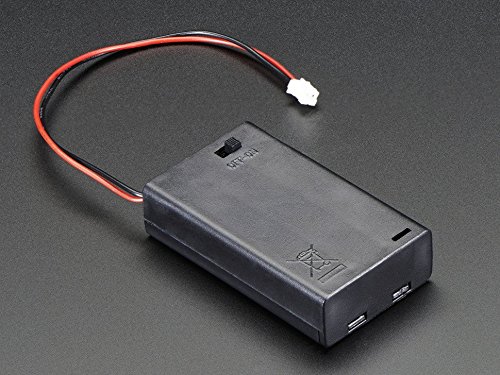 Adafruit Accessories 3xAAA Battery Holder w/ On/Off Switch (1 piece)