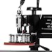 OrangeA Heat Press 8 in 1 Swing Away Heat Press Machine 1050W Hat Press 15X15Inch Heat Platen Multifunction Hat Mug Plate Cap (15X15Inch 8 in 1 Dual LED Display)