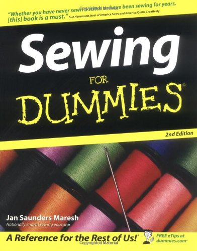 Sewing For Dummies Amazon Co Uk Saunders Maresh Jan 0785555884779 Books