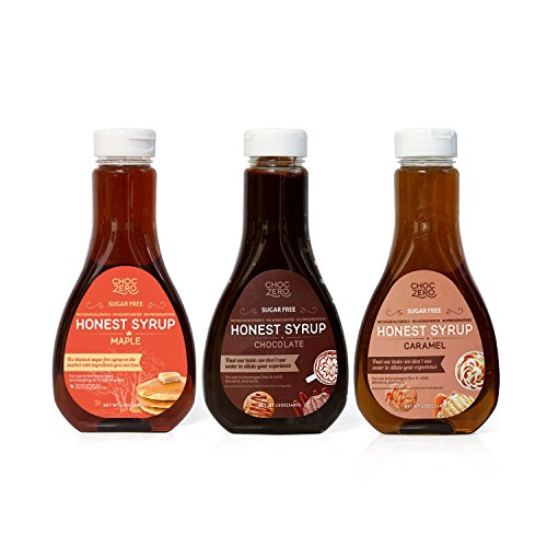 Choczeros Maple Syrup Chocolate Syrup And Caramel Syrup 3 Pack Combo