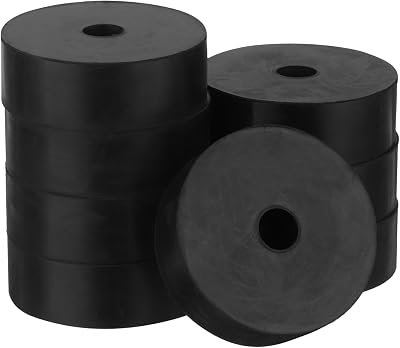 PATIKIL Rubber Vibration Isolation Washers 2.4" OD Anti Damping Feet Pads 8 Pack