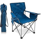 ALPS Mountaineering King Kong Camping Chairs for Adults with Mesh Cup Holders and Pockets, Built Durable and Reliable with Compact Foldable Steel Frame