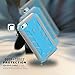 POETIC Revolution X-form Design Shock Resist Hybrid Back Case with Built-In Screen Protector for iPhone SE / 5S / 5 – Blue/Gray