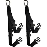 Sexyppl 2Pcs Scuba Fin Holder &amp; Mask Clip，Diving Fins Keeper and Mask Clip with 2 Quick-Release Loop Lanyard Webbing Strap, Scuba Diving Accessories