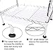 Sink Dish Drying Rack, 3-Tier Adjustable Large Dishes Rack with Removable Drain Board, Kitchen Folding Dish Rack & Plate Holder, Rustproof Stainless Steel, Sturdy Chrome Dish Drainer Organizer