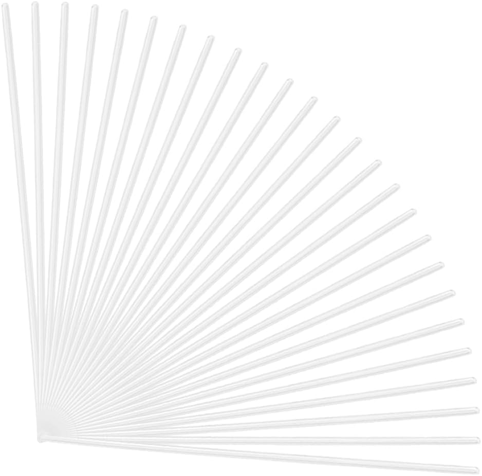 WEBEEDY 60 Pcs Transparent Boning for Sewing, Clear Plastic Corset Boning Strip for Wedding Dress Support Bridal Clothes Underwear DIY Sewing Craft Corset Bodice Costume Bustle Hats, 25cmx4mm