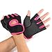Hot GYM Weightlifting Exercise Half Finger Sport Cycling Fitness Gloves (Red, S)