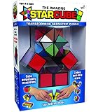 California Creations The Amazing Star Cube: 2 Piece Transforming Geometric Puzzle - Solve The Cube To Find The Hidden Star