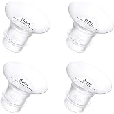 4Pcs Breast Pump Flange Insert 15mm Compatible with Momcozy/Spectra/Medela/eufy/Elvie/Lansinoh/Paruu P10 Breast Pump, Fit for Momcozy M5/M9/M6/V2 Pro/V2 pro/S12 Pro/eufy E10 S1 S1 Pro, 24mm Flange