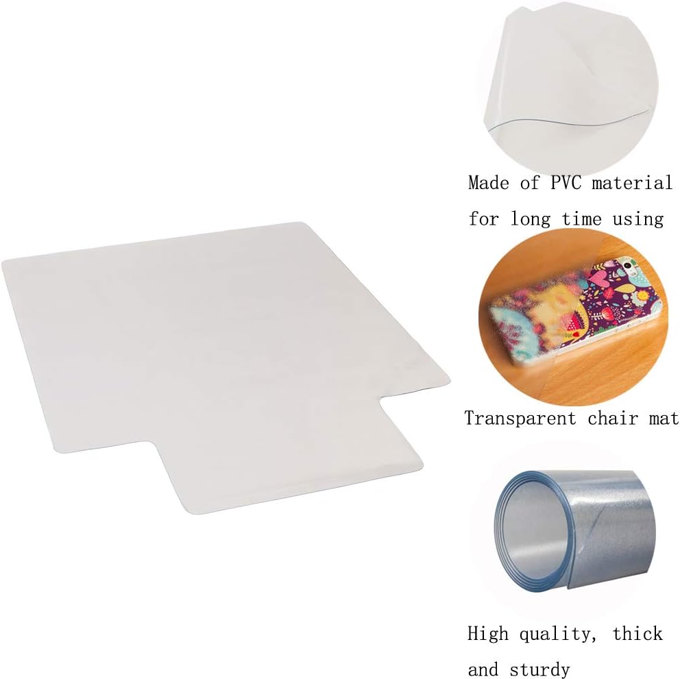 Chair Mat for Hard Floor Home Office Chair Mats Protector for Hardwood Floor 36"x 48" : Office Products