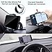 Car Dashboard Phone Holder, Honsky No-Sight-Blocking Secure-Driving Clip-on Quick-Release Auto Cell Phone Mount, Truck Smartphone Bracket, Black