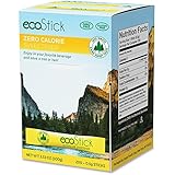 ecoStick Sucralose Sweetener Packets 200 Sticks Net WT 3.53 OZ