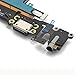 COHK USB Charging Port Dock Flex Cable with Microphone and Headphone Audio Jack Replacement for Phone 6 4.7 inchs Grey