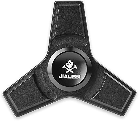 Fidget Spinner, Hand Spinner Toy, Relieves ADHD Anxiety, Helps Focus, Best Finger Toy for Kids Adults (Black)