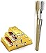 Piave Golden Plated Toothbrush Tynex Bristle Medium, Gold
