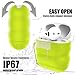 FONY Apple Airpods Case Cover Accessories Kits for AirPods 2 & 1 Charging Case – Waterproof Shock Resistant Protective Silicone Cover Skin with Carabiner (Fluorescent Green)thumb 3