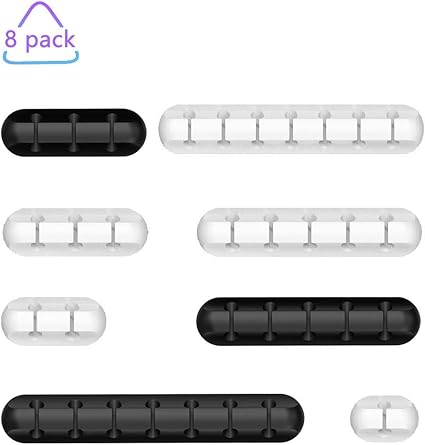 Amazon Com Cable Clips Cable Organizer Wire Holder Cord Organizer Cable Holder For Desk Wire Organizer Nightstand Cable Management For Car Phone Cord Holder Home Audio Theater