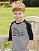 Gift for Big Brother 2020 Sibling Boys 3/4 Sleeve Raglan Toddler Shirt