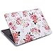 HDE MacBook Pro 13 (Non Retina) Case and Keyboard Cover Snap On Protective Hard Shell White Pink Flower Design Fits Old Macbook Pro 13 Inch Model A1278 with CD Drive (White Floral)