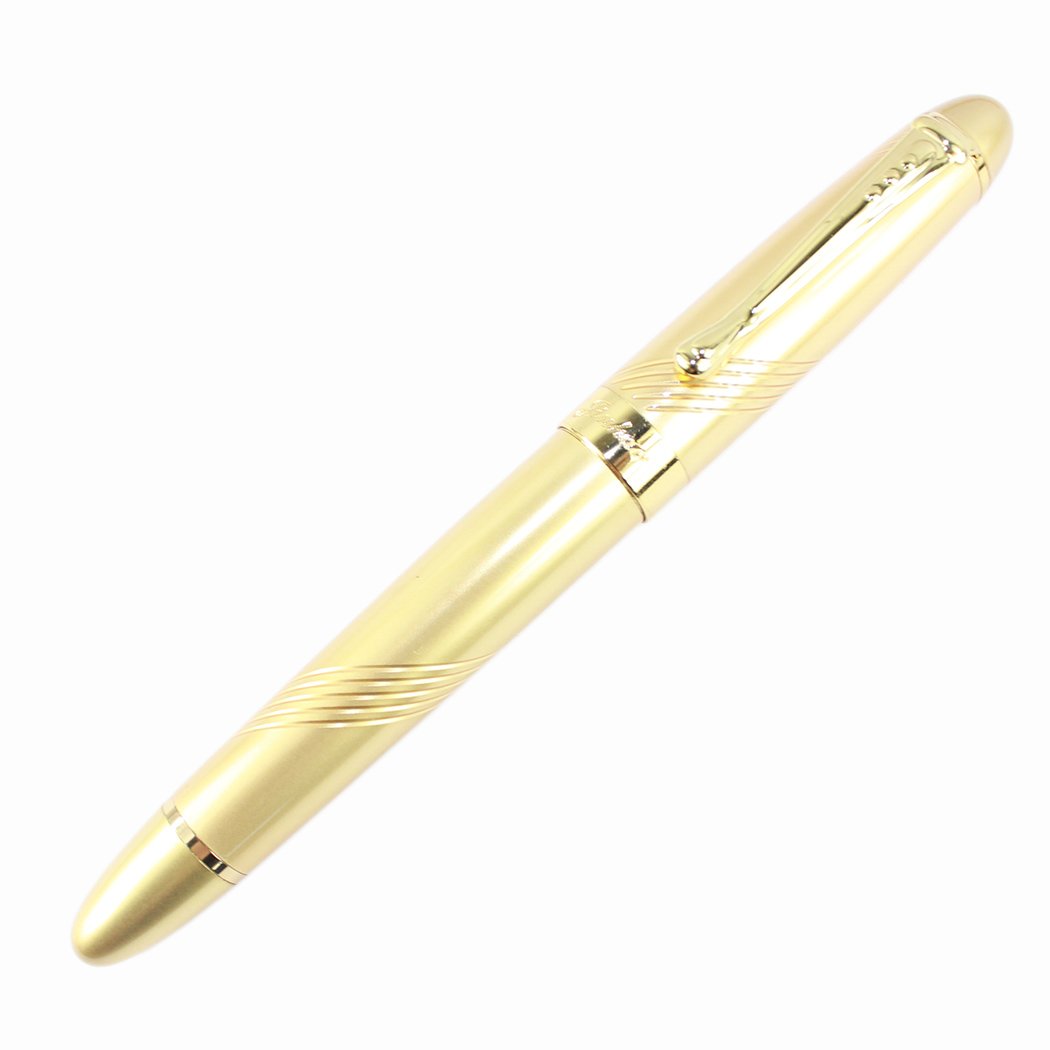 Gullor 450 Rollerball Pen with Golden Ring - Golden